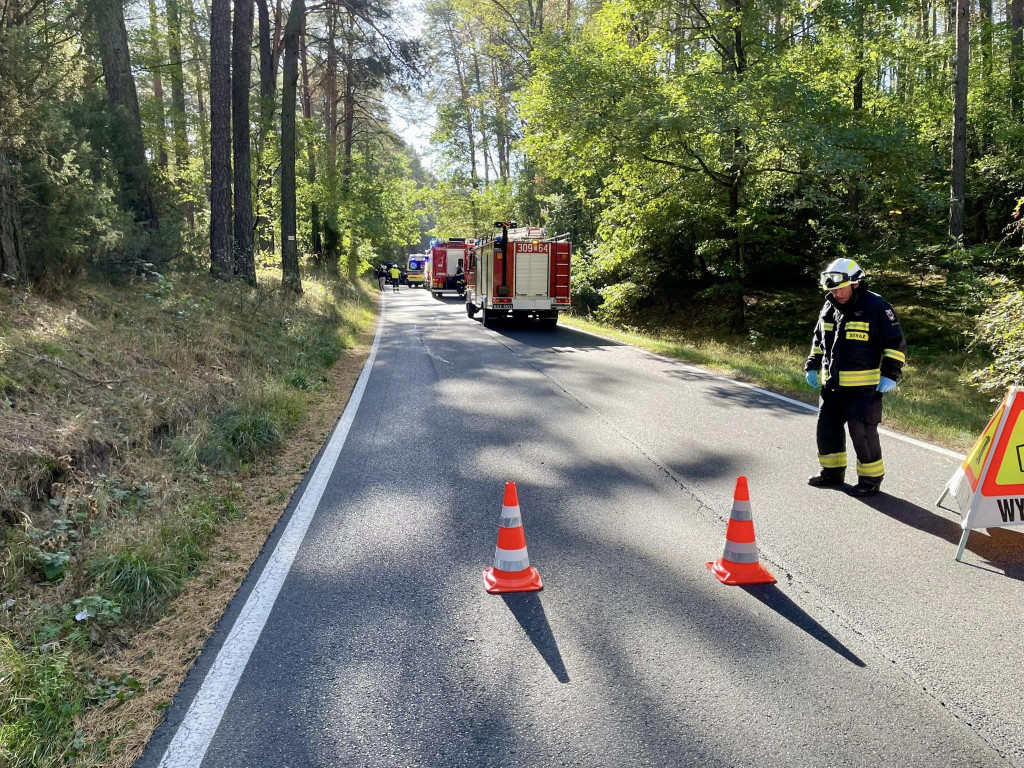 Wypadek w pobliżu Solca Kujawskiego