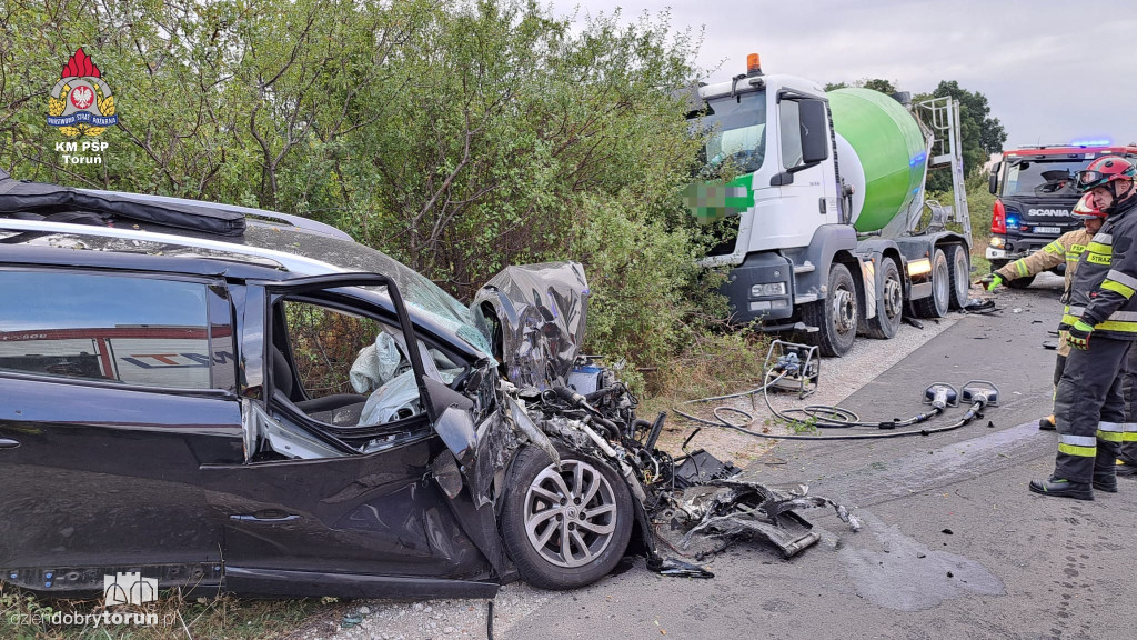 Wypadek w gminie Chełmża