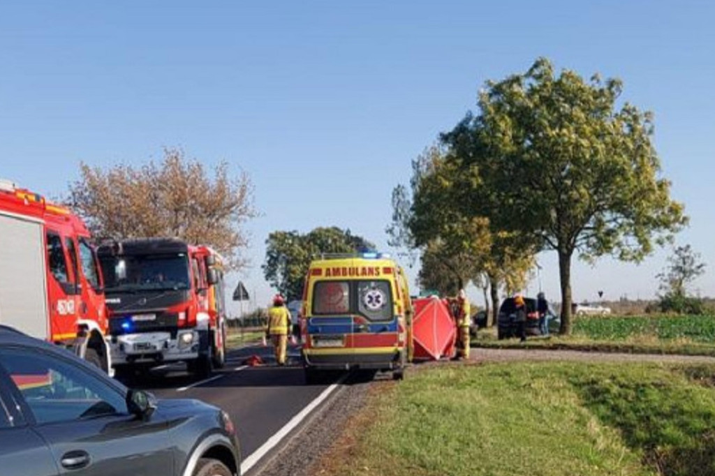 Wypadek na drodze Toruń-Inowrocław