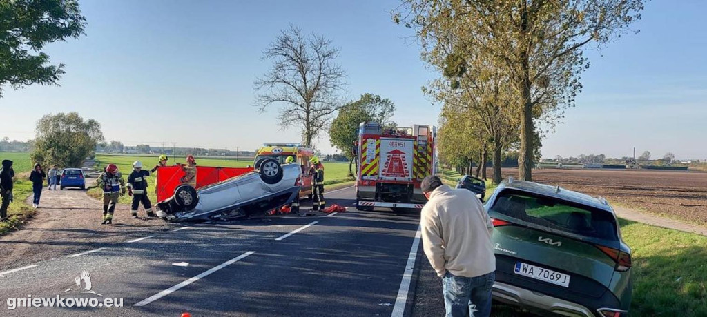 Wypadek na drodze Toruń-Inowrocław