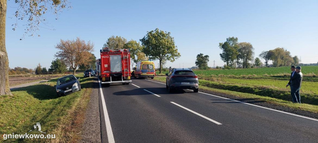 Wypadek na drodze Toruń-Inowrocław