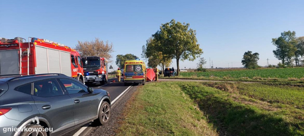 Wypadek na drodze Toruń-Inowrocław