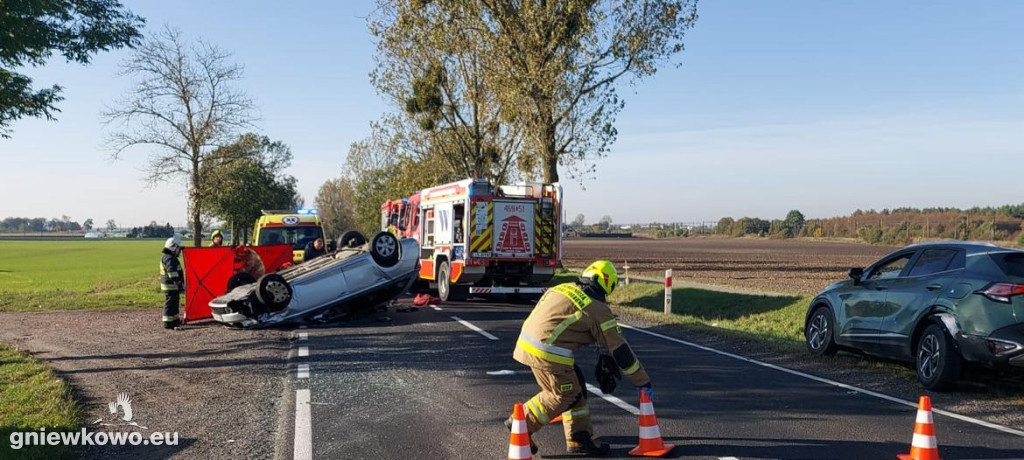 Wypadek na drodze Toruń-Inowrocław