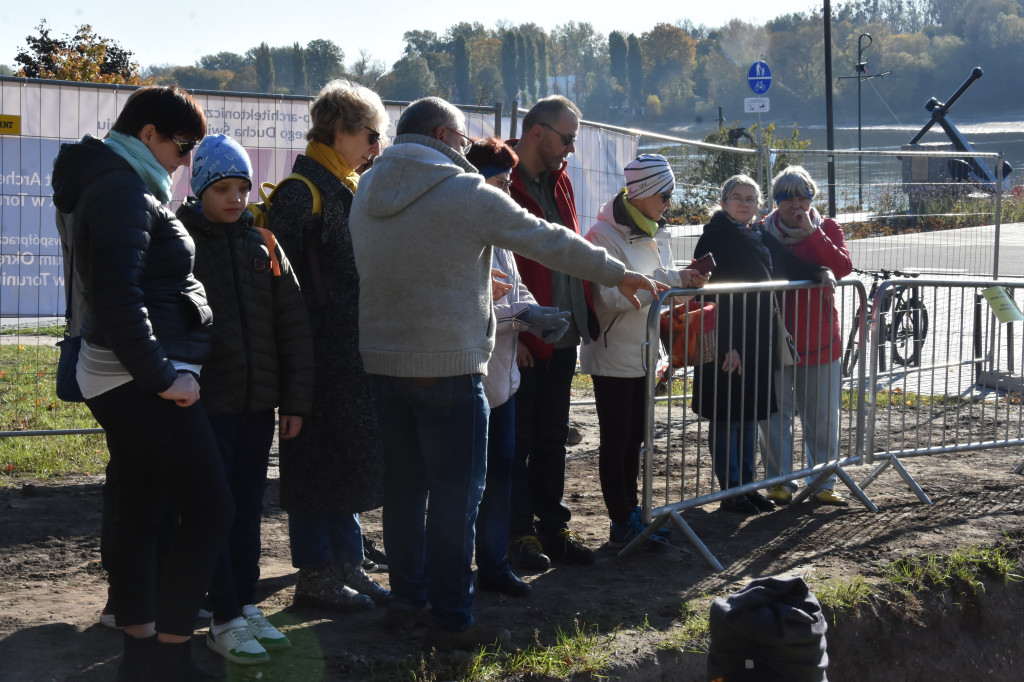 Dzień otwarty na terenie wykopalisk