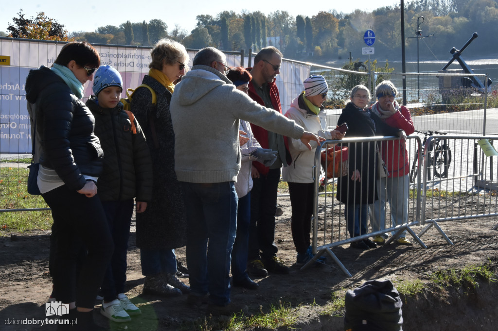 Dzień otwarty na terenie wykopalisk