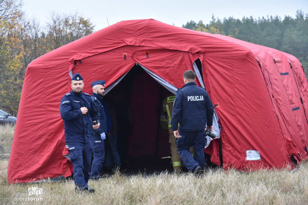 Zmasowana akcja ćwiczebna służb w Toruniu