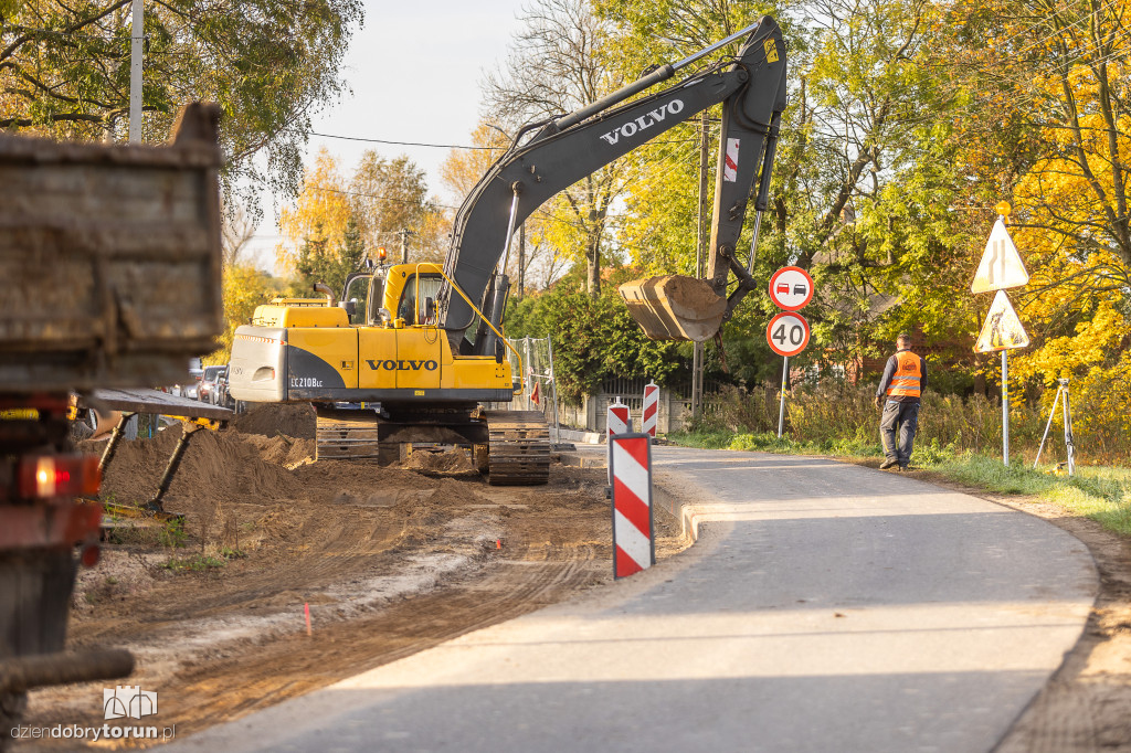 Modernizacje dróg w powiecie toruńskim