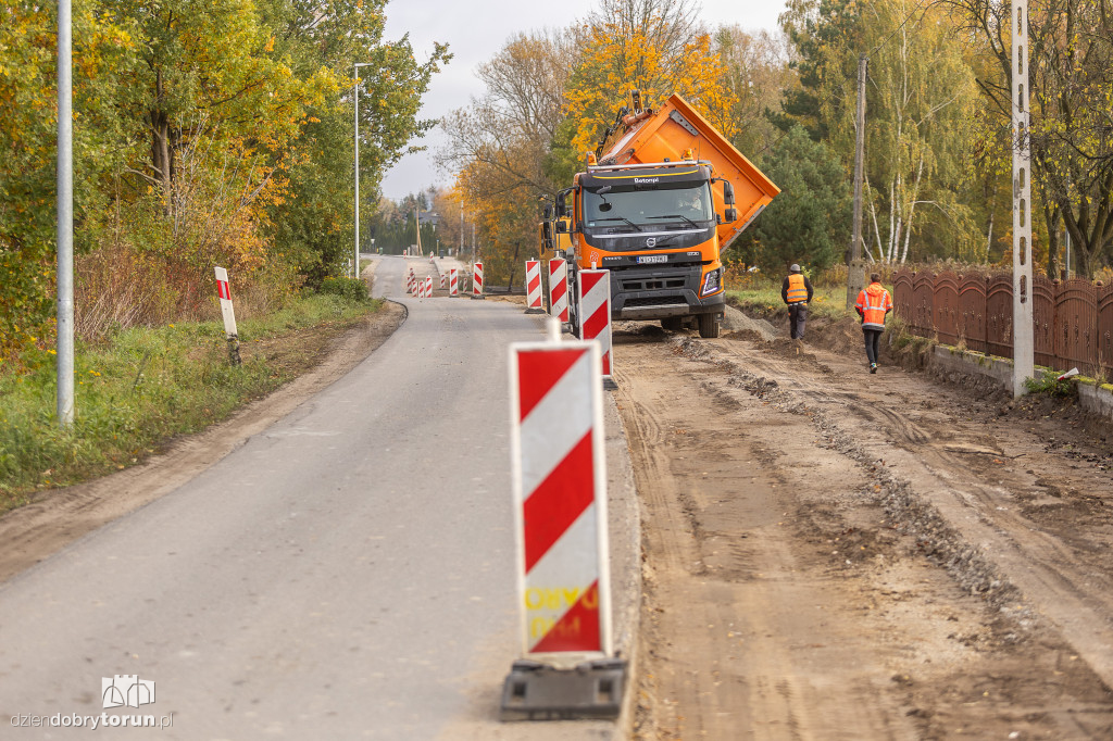 Modernizacje dróg w powiecie toruńskim