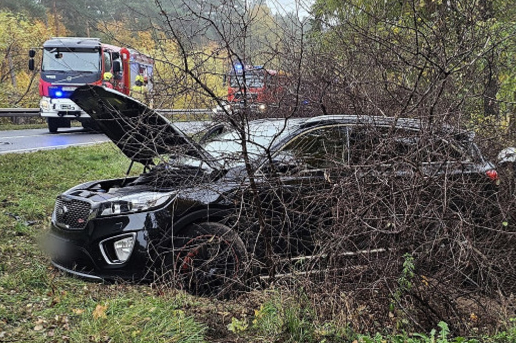 Wypadek na trasie Toruń - Inowrocław