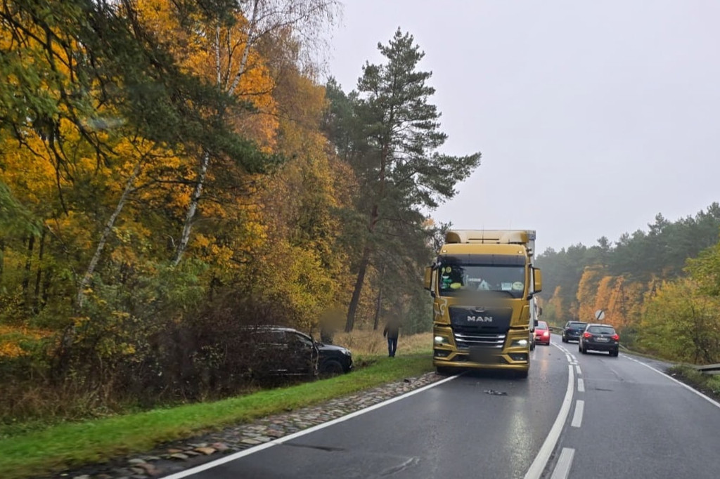 Wypadek na trasie Toruń - Inowrocław