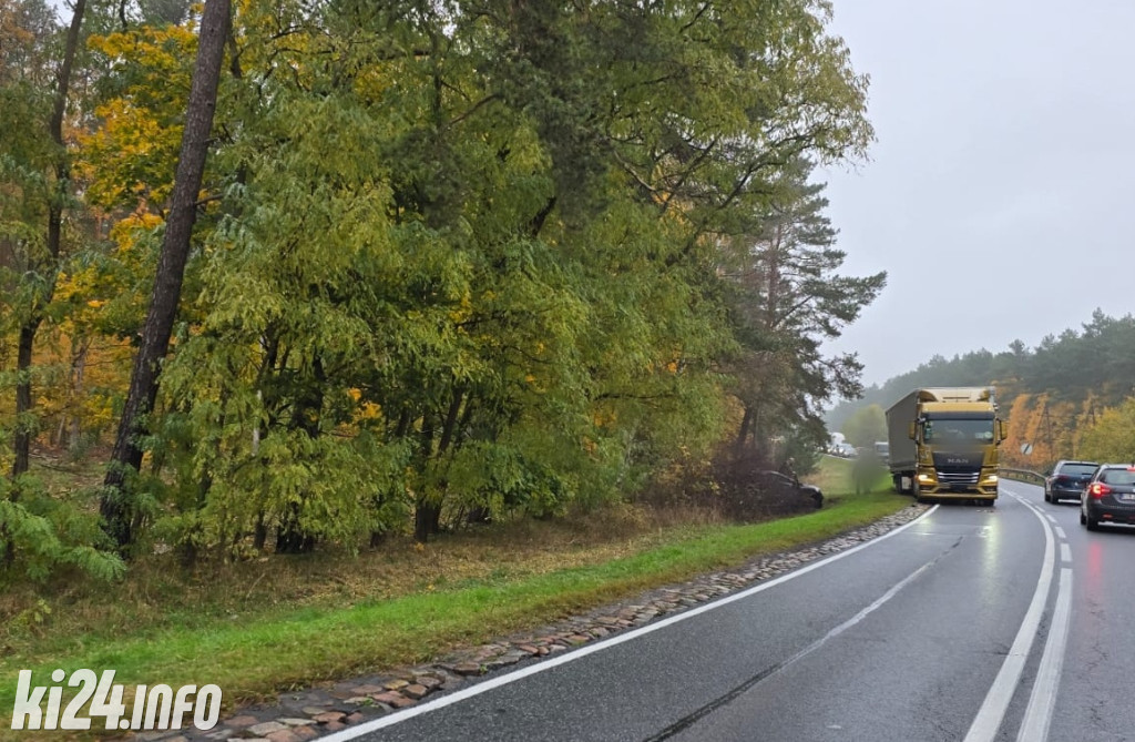 Wypadek na trasie Toruń - Inowrocław