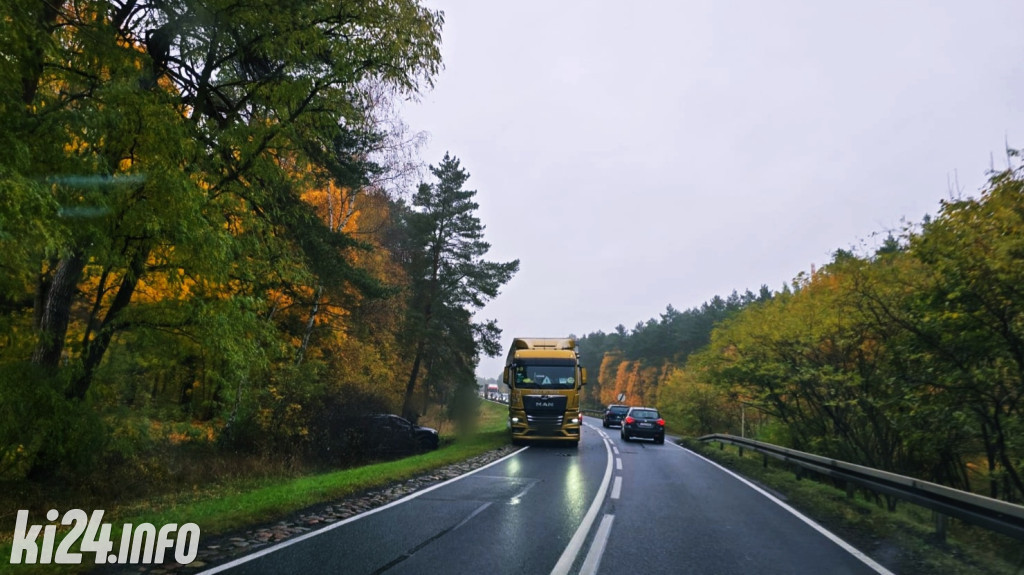 Wypadek na trasie Toruń - Inowrocław