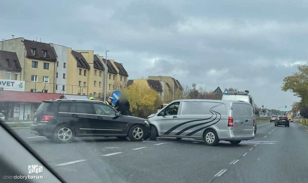 Wypadek w ciągu Szosy Chełmińskiej