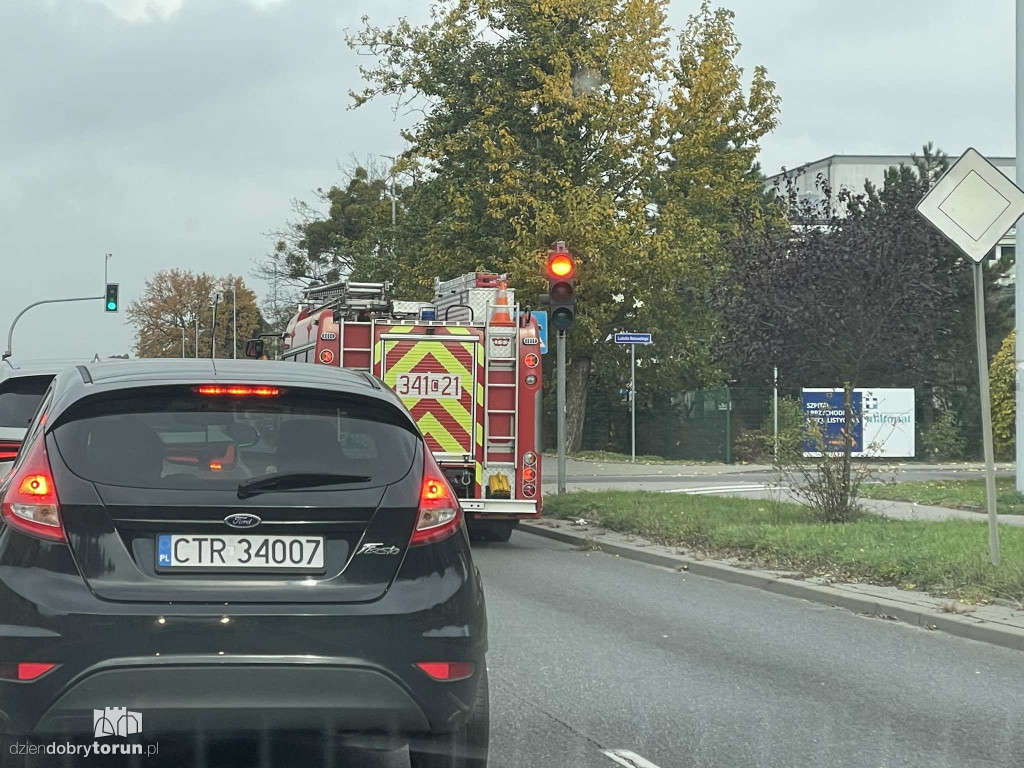 Wypadek w ciągu Szosy Chełmińskiej