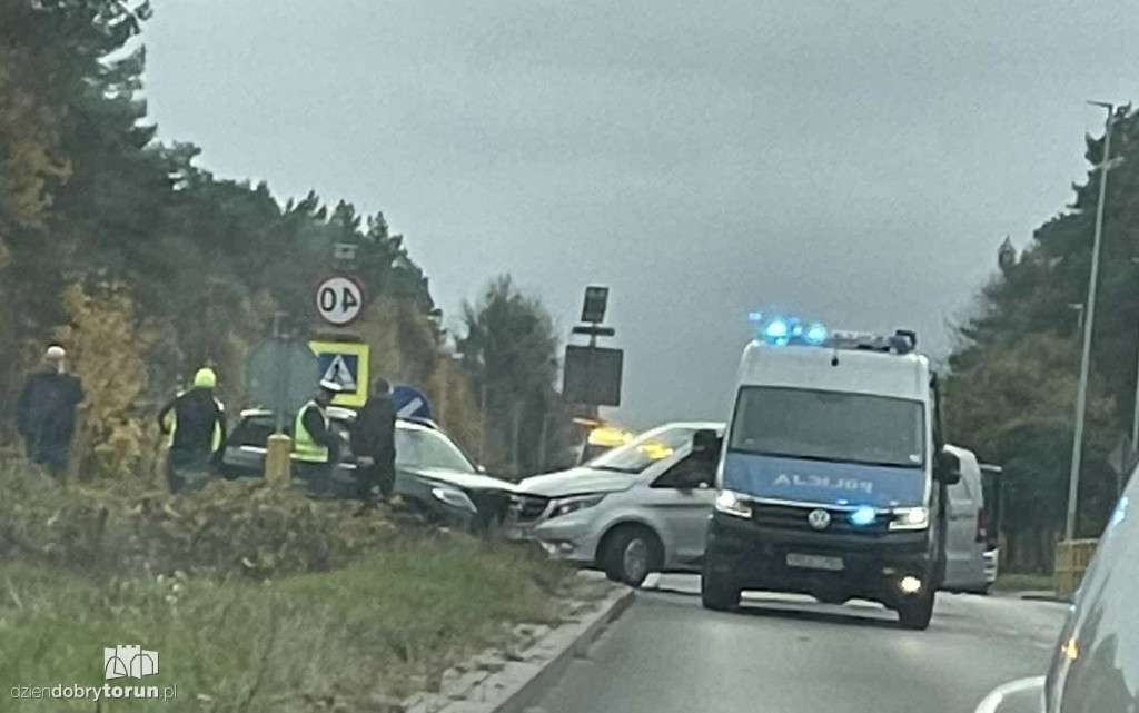 Wypadek w ciągu Szosy Chełmińskiej