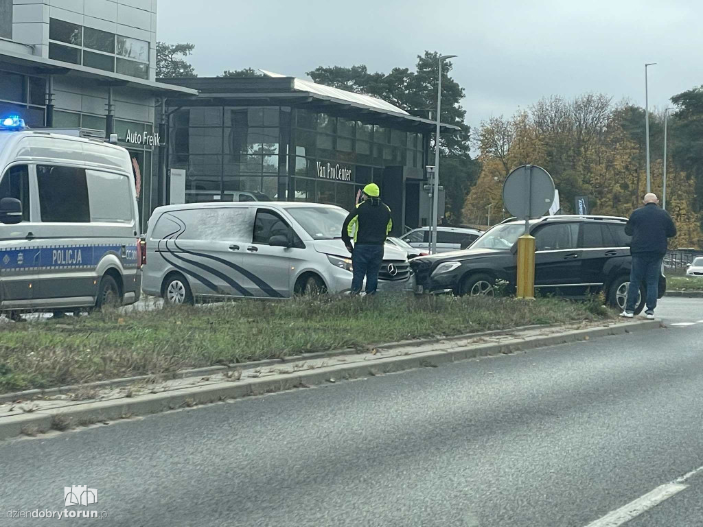 Wypadek w ciągu Szosy Chełmińskiej