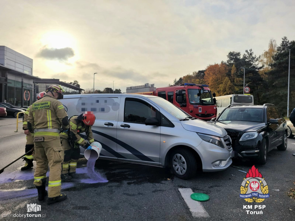 Wypadek w ciągu Szosy Chełmińskiej