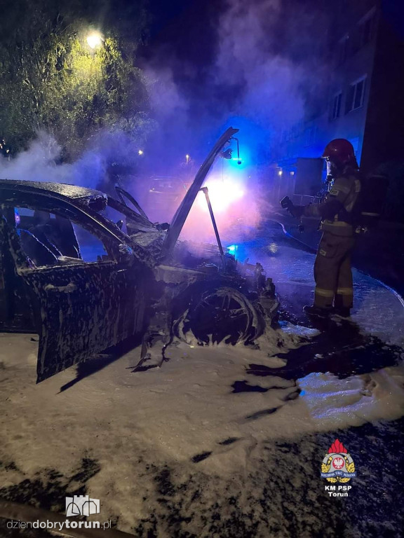 Pożar na ul Słowackiego w Toruniu