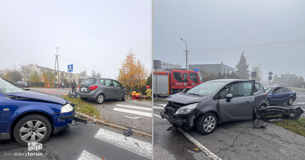 Wypadek na Wrzosach w Toruniu