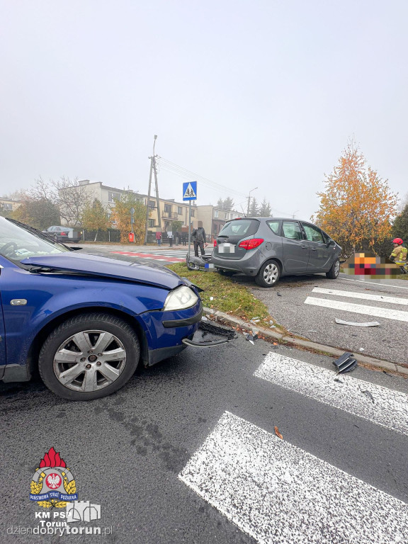 Wypadek na Wrzosach w Toruniu