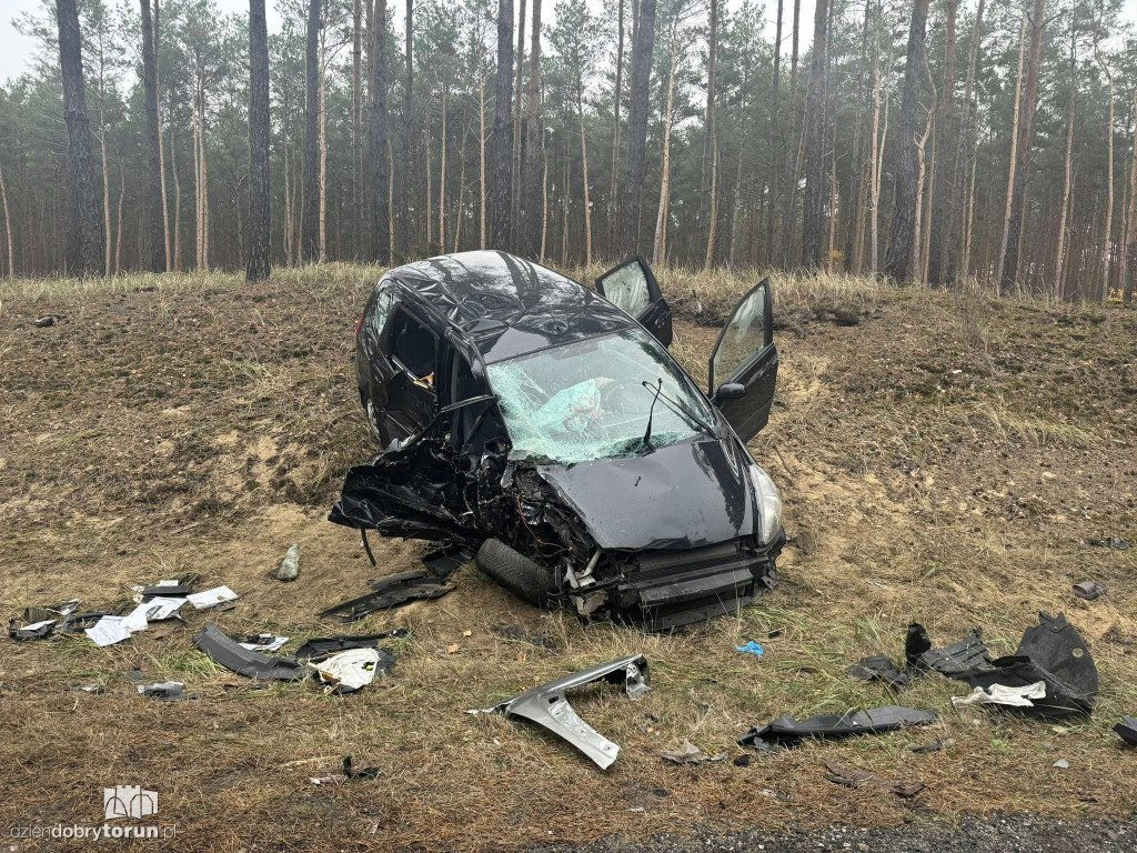 Duże utrudnienia po wypadku na DK10