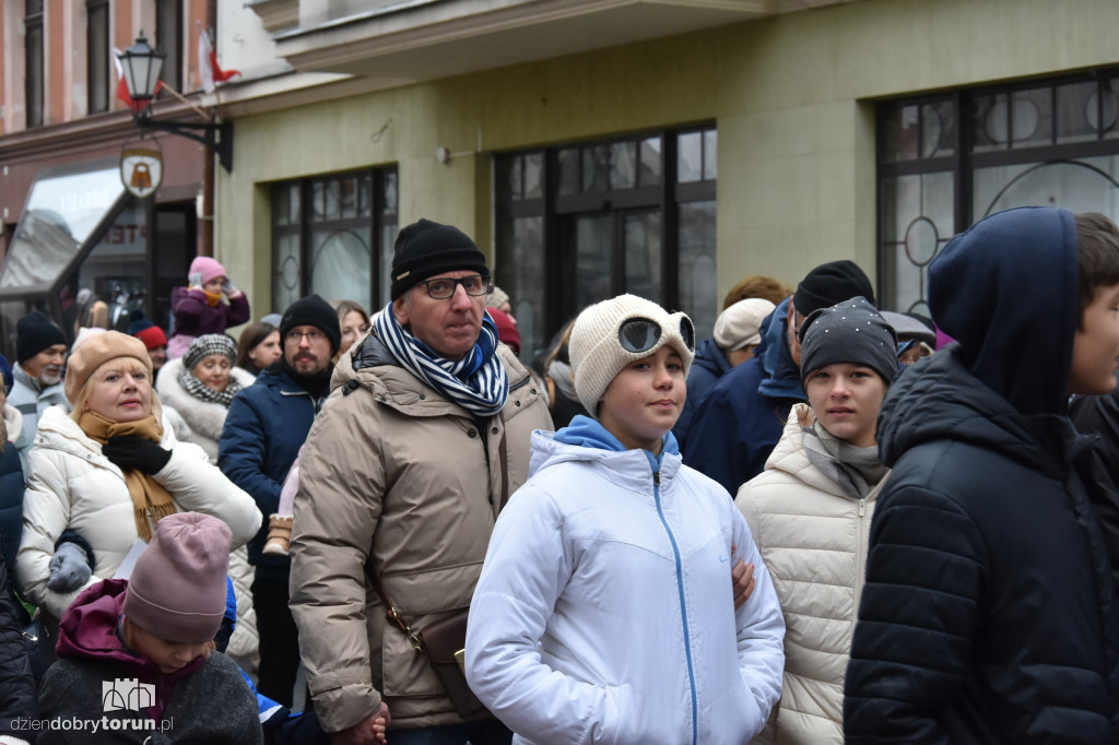 Pochód patriotyczny na 11 listopada w Toruniu