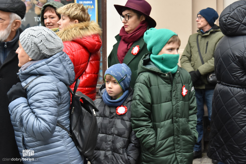 Torunianie tłumnie uczcili 11 listopada