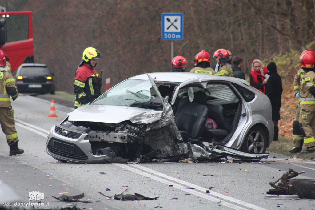 Groźny wypadek pod Włocławkiem