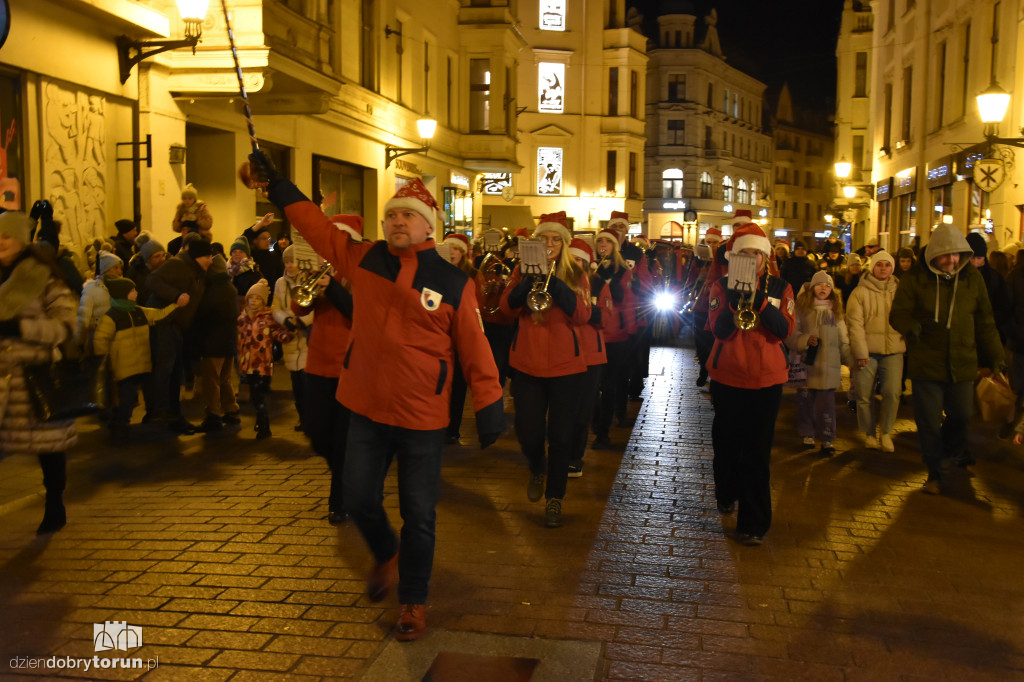 Mikołajowa parada w Toruniu