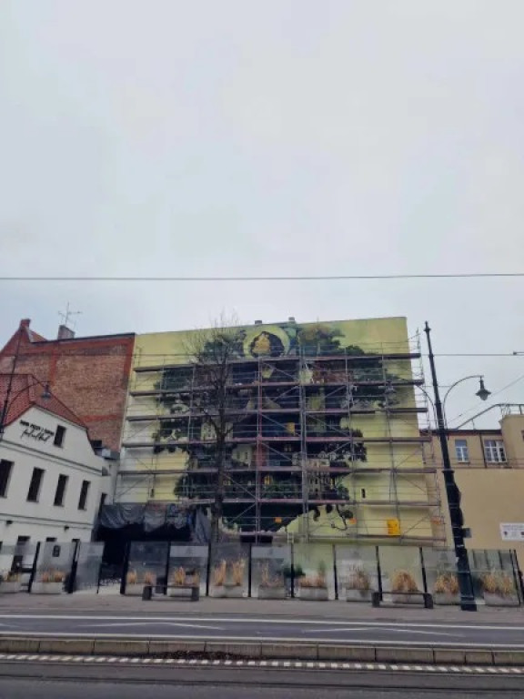 Mural na placu św. Katarzyny