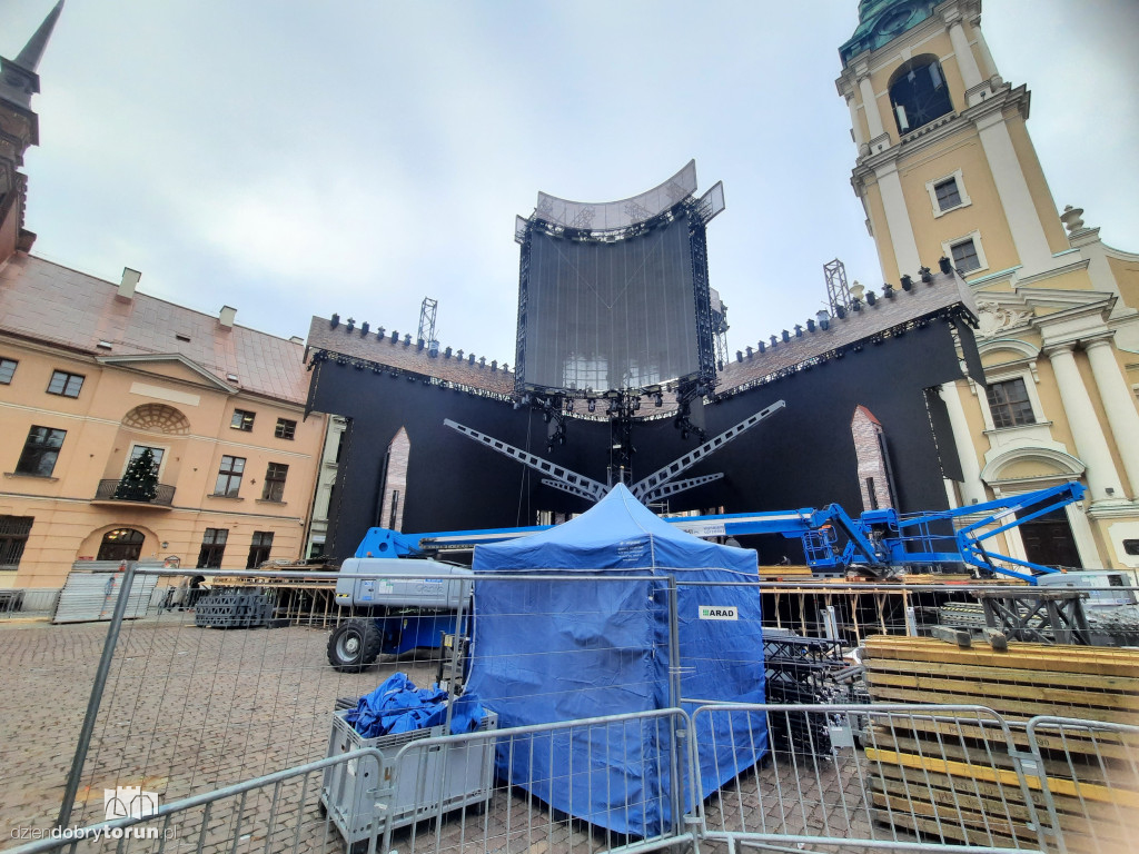 Sylwestrowa scena zdominowała starówkę