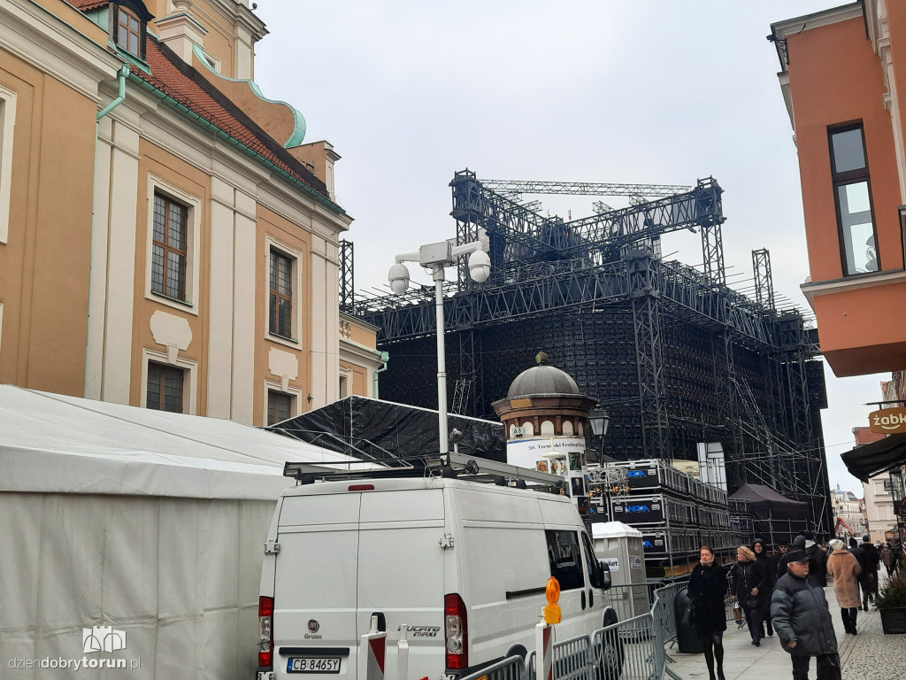 Sylwestrowa scena zdominowała starówkę