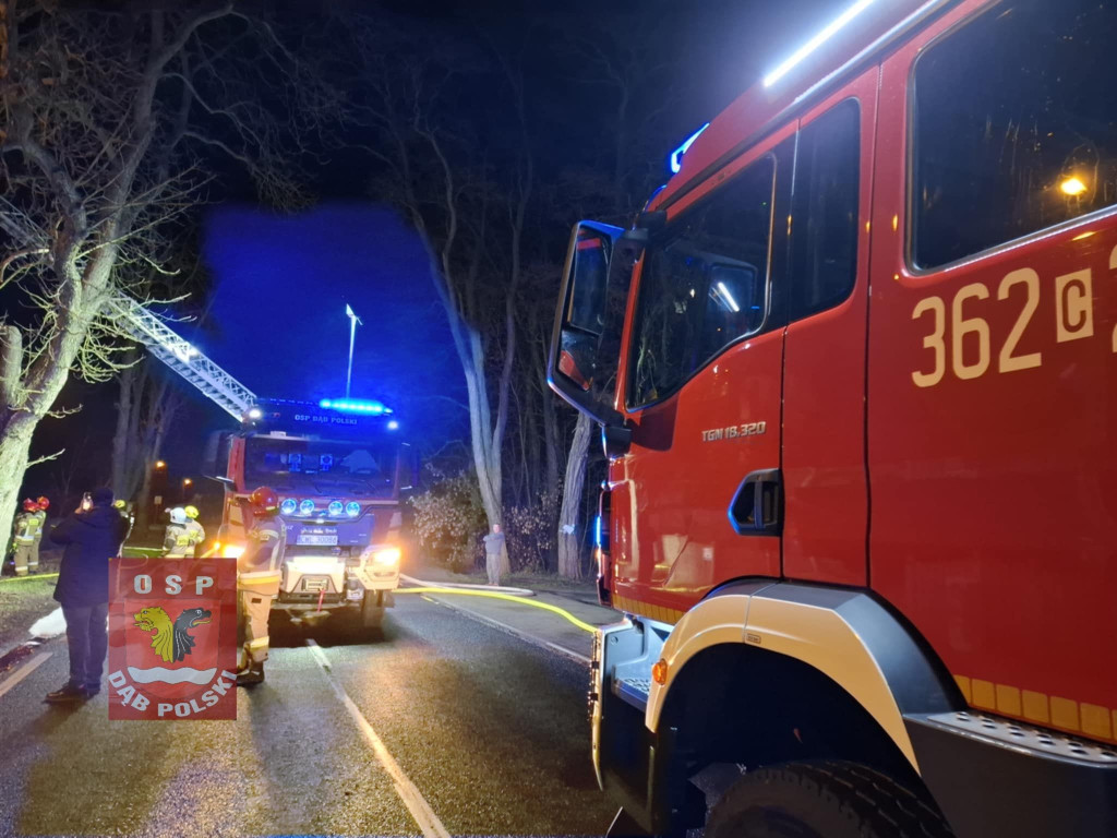 Pożar zabytkowej chaty w Sylwestra