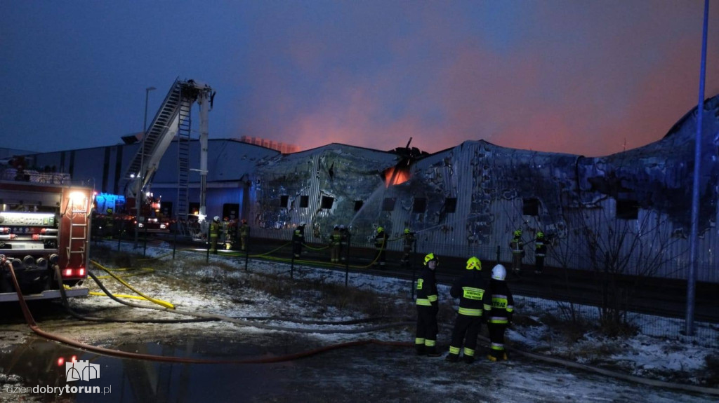 Ogromy pożar w Bydgoszczy