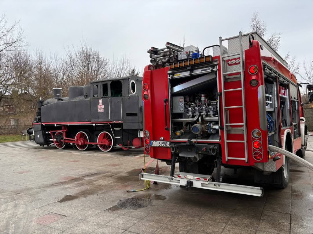 Pożar na Dworcu Głównym PKP