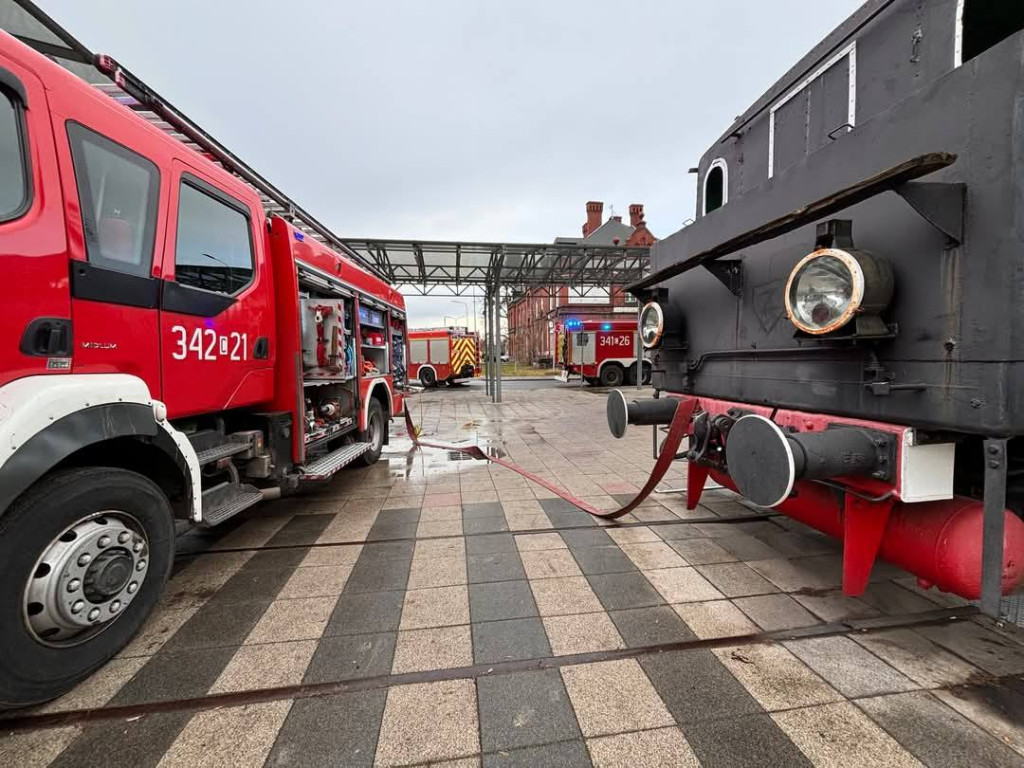 Pożar na Dworcu Głównym PKP