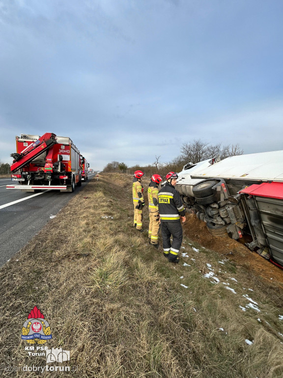 Groźny wypadek na obwodnicy Torunia