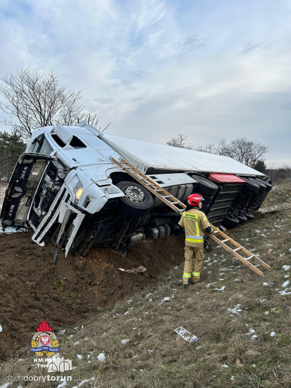 Groźny wypadek na obwodnicy Torunia