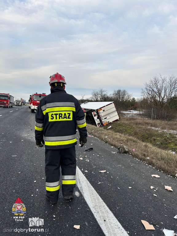 Groźny wypadek na obwodnicy Torunia