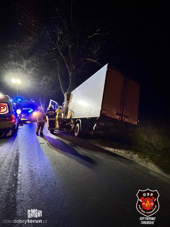 Wypadek w Kamionkach pod Toruniem