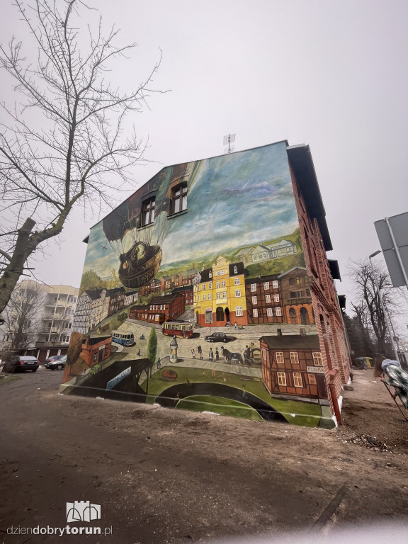 Mural przy ulicy Szosa Chełmińska