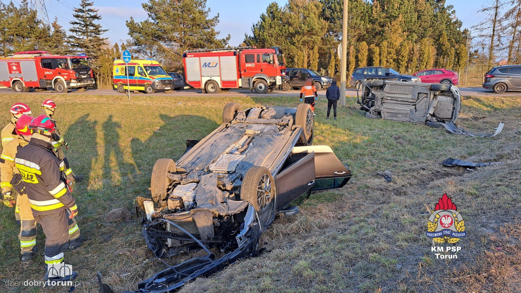 Wypadek na DK91 pod Toruniem