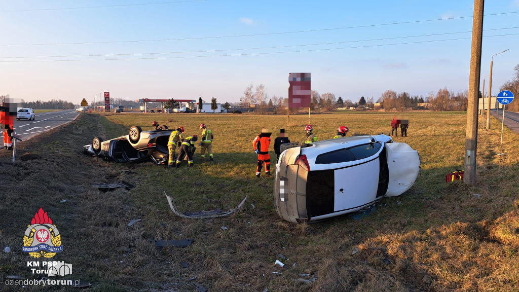 Wypadek na DK91 pod Toruniem