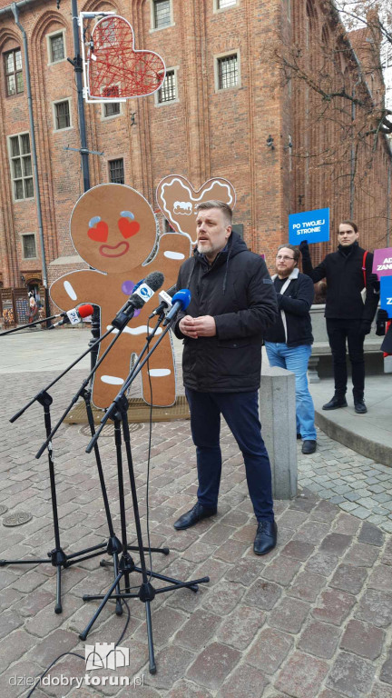 Adrian Zandberg w Toruniu