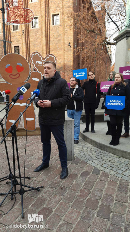 Adrian Zandberg w Toruniu