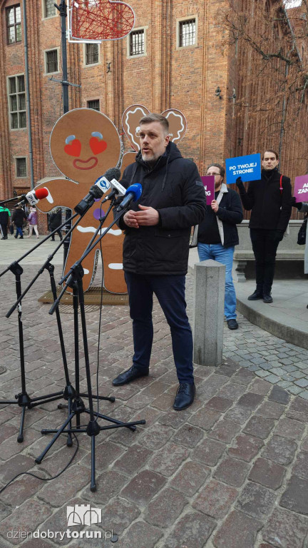Adrian Zandberg w Toruniu