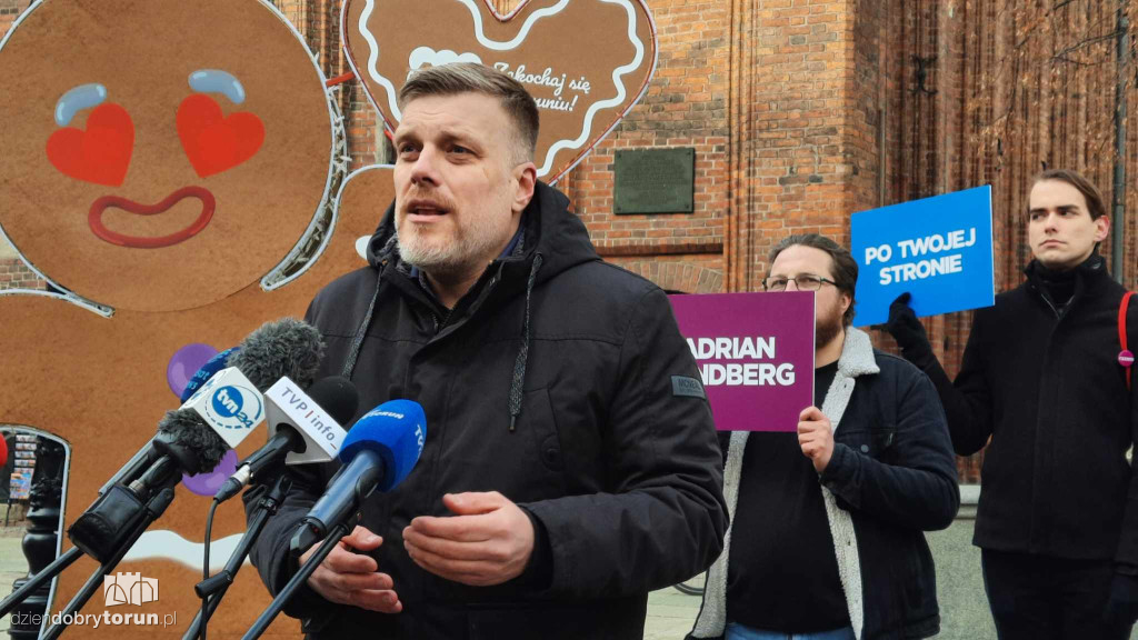 Adrian Zandberg w Toruniu
