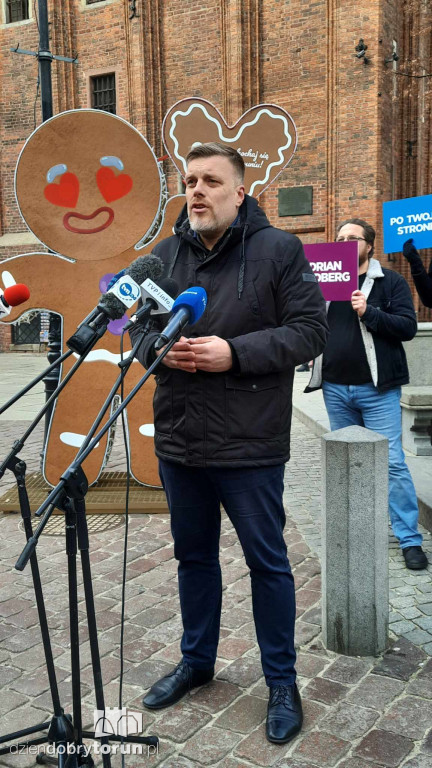 Adrian Zandberg w Toruniu