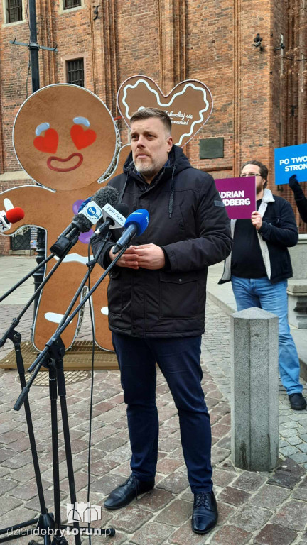 Adrian Zandberg w Toruniu