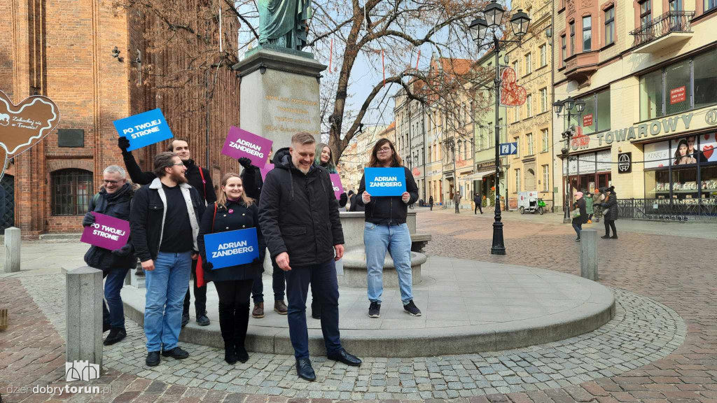 Adrian Zandberg w Toruniu